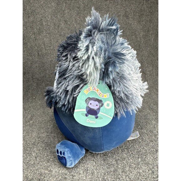 Squishmallows Dani the Dark Blue Bigfoot 11” Plush NEW 2023 New Release RARE - Picture 2 of 6